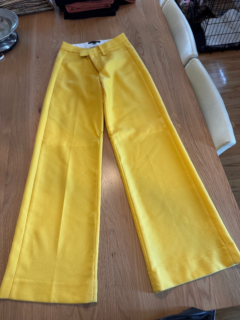 Banana Republic Lido Wide-Leg Italian Wool Pant